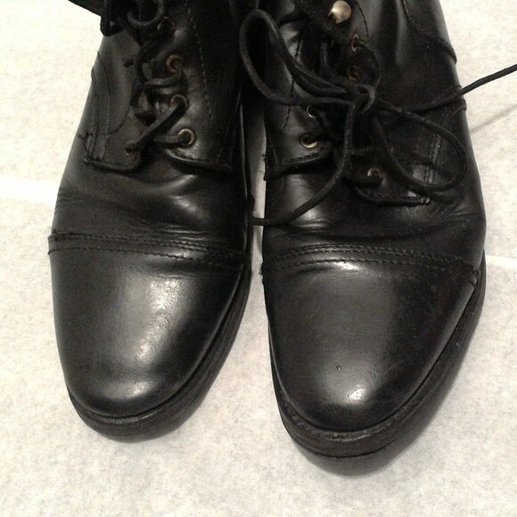 Thursday Boot Co. Black Leather Lace Up Ankle Boots Mens 10.5 - Picture 3 of 14